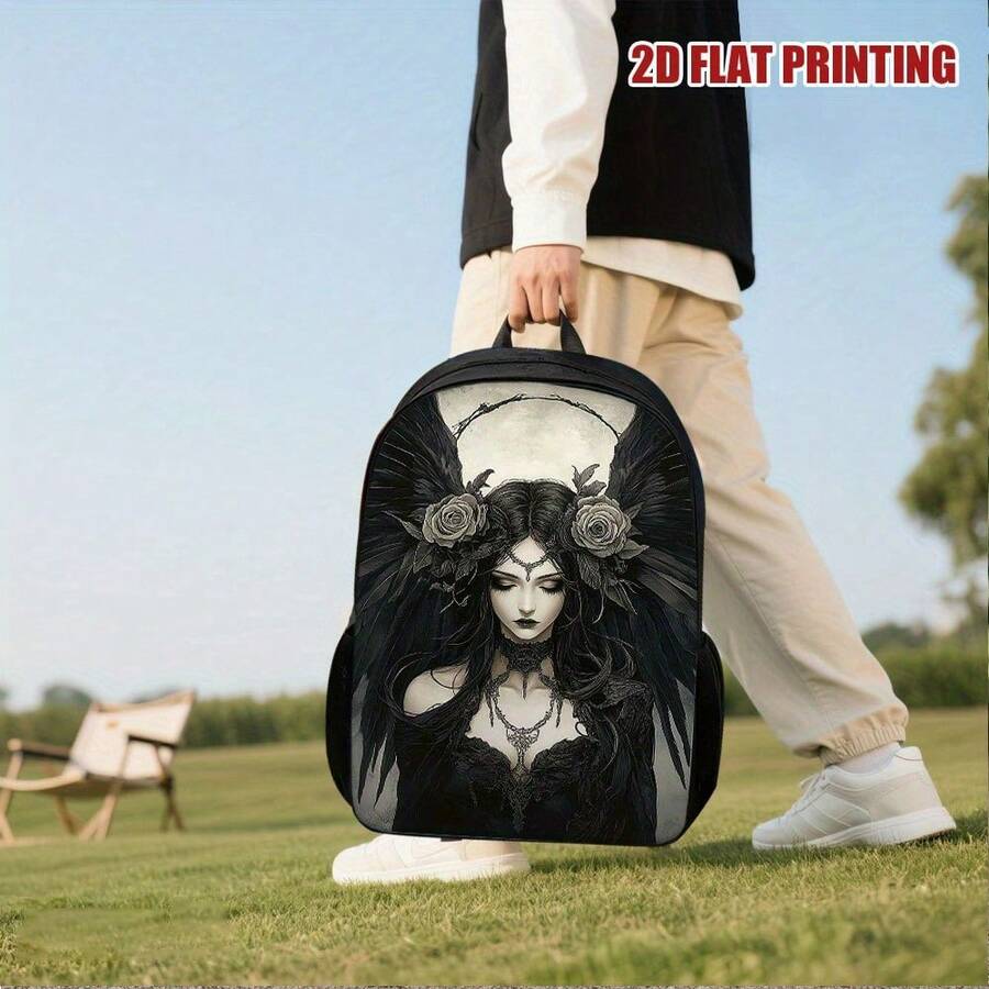 Gothic Phantom Angel Backpack  – обзор и цена Embroidery Rose