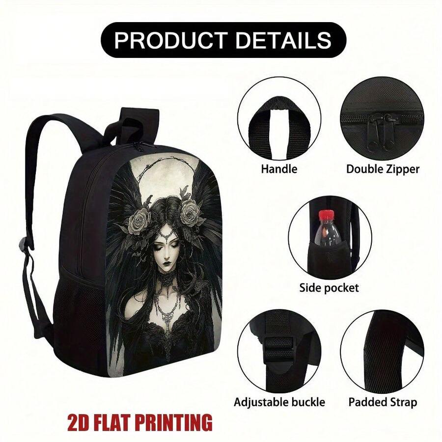 Gothic Phantom Angel Backpack  – обзор и цена Embroidery Rose