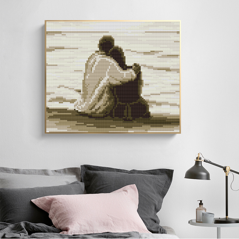 Seaside couple counted and sta – обзор и цена Embroidery Lovers