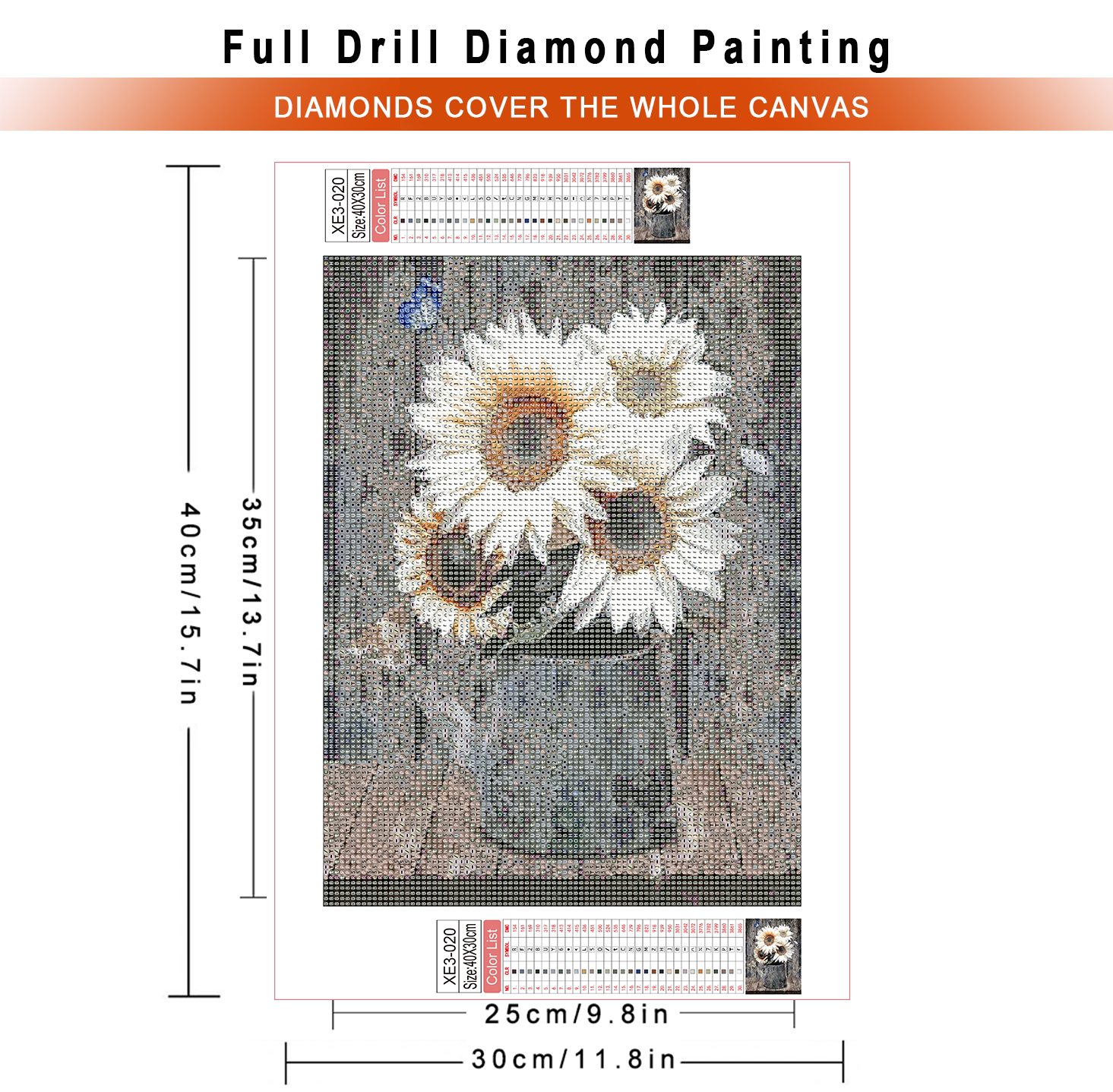 1pc frameless  Diamond Paintin – обзор и цена Embroidery Rose