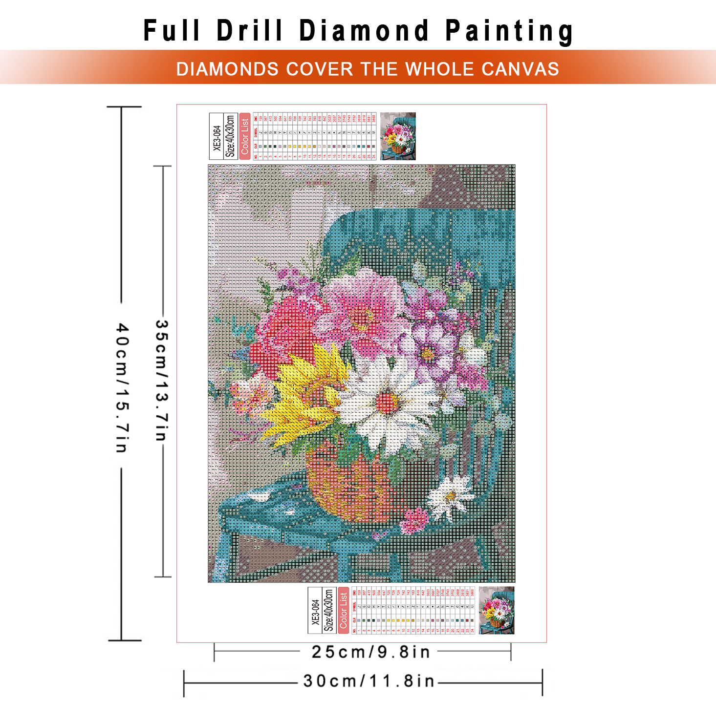 1pc frameless  Diamond Paintin – обзор и цена Embroidery Rose