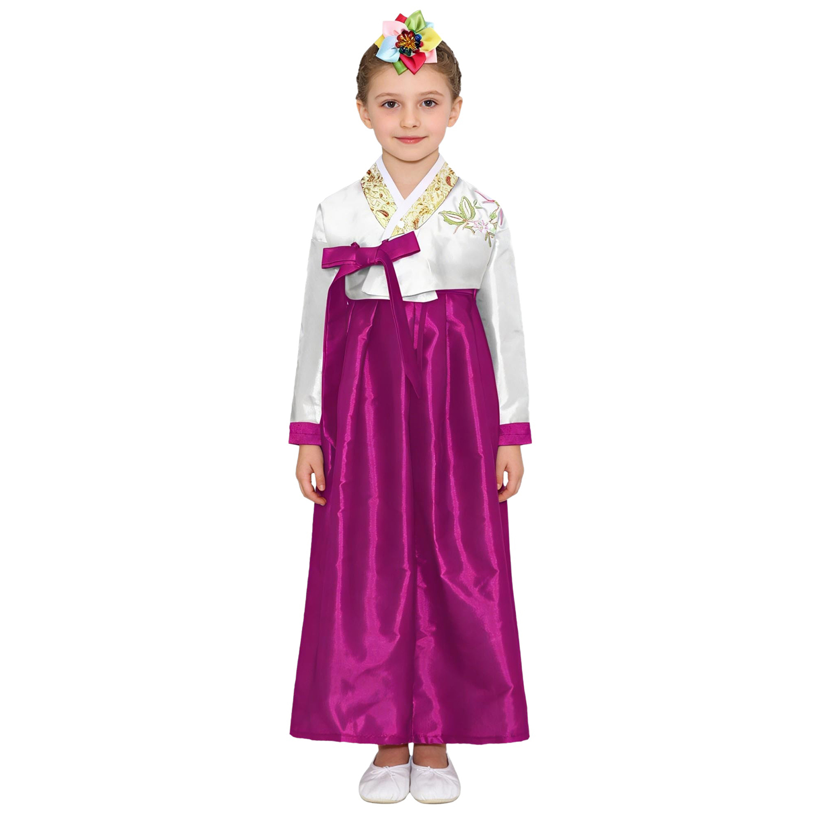 Kids Girls Korean National Han – обзор и цена Embroidery Wedding