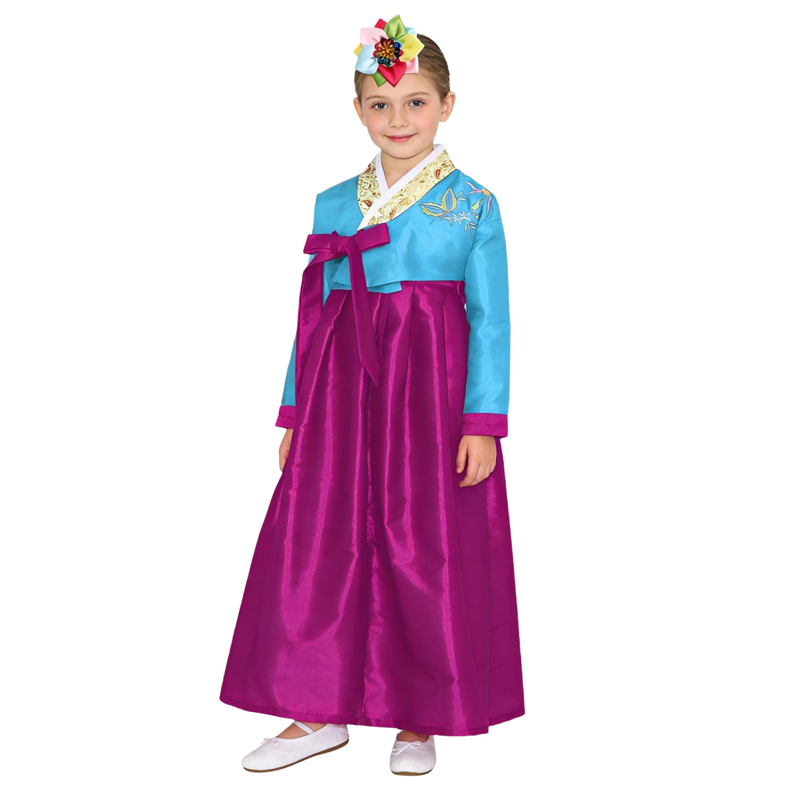 Kids Girls Korean National Han – обзор и цена Embroidery Wedding