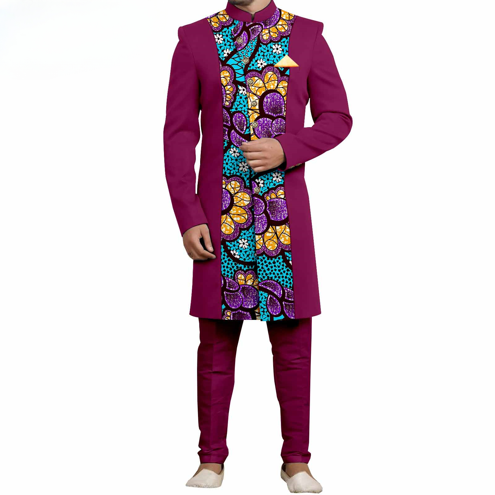 Men`s Suit Slim Fit Embroidery – обзор и цена Embroidery Wedding
