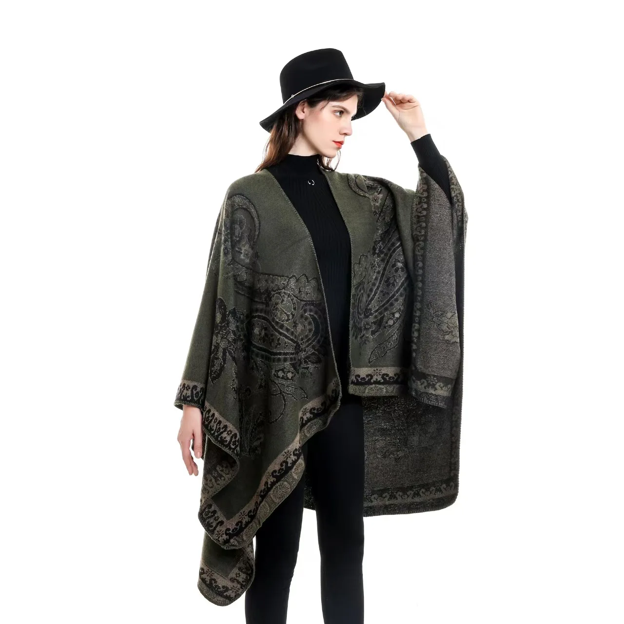 Patterned Faux Cashmere Warm S – обзор и цена Embroidery X Pattern