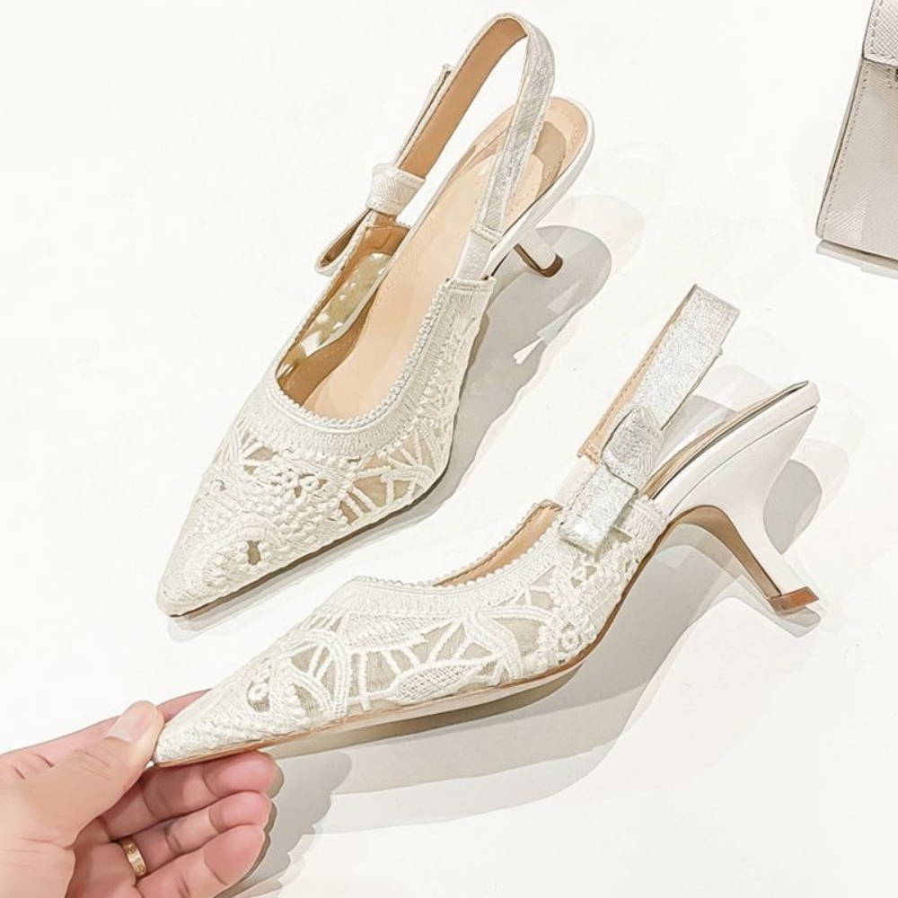 Genuine Leather High Heel Sand – обзор и цена Embroidery Wedding
