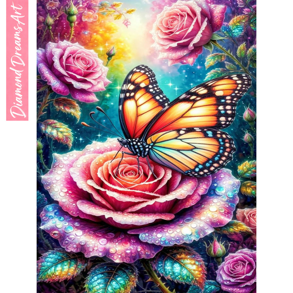 Butterfly Diamond Mosaic 5D DI – обзор и цена Embroidery Rose