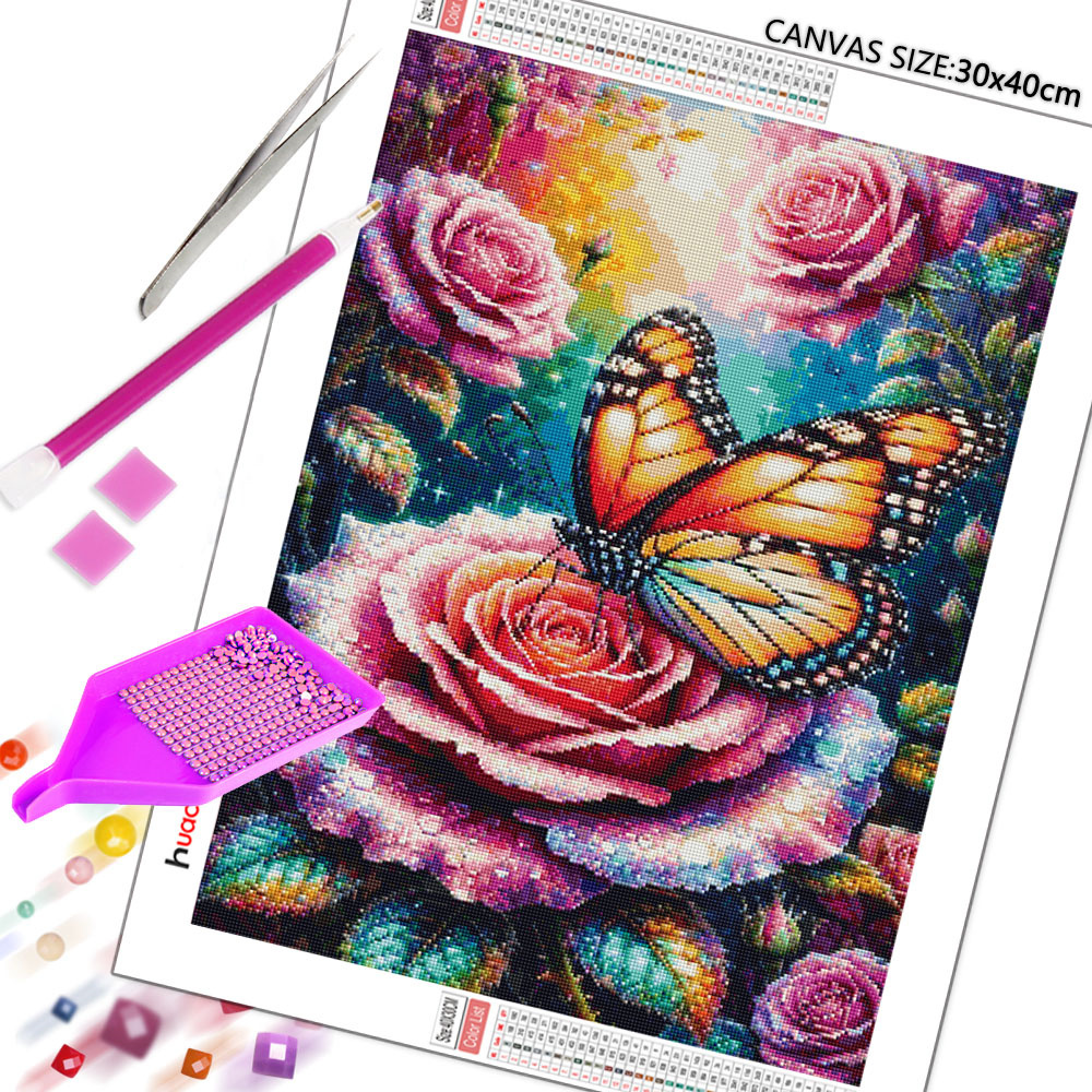 Butterfly Diamond Mosaic 5D DI – обзор и цена Embroidery Rose