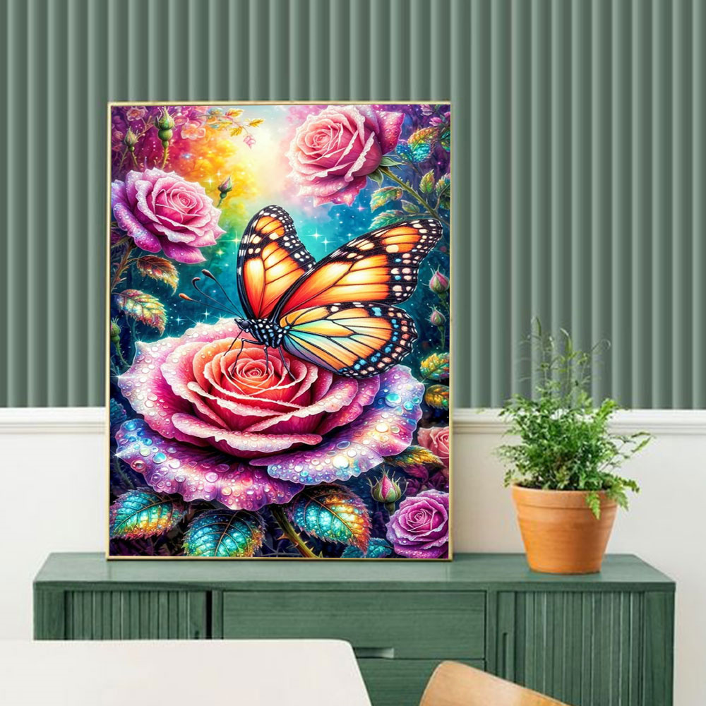 Butterfly Diamond Mosaic 5D DI – обзор и цена Embroidery Rose