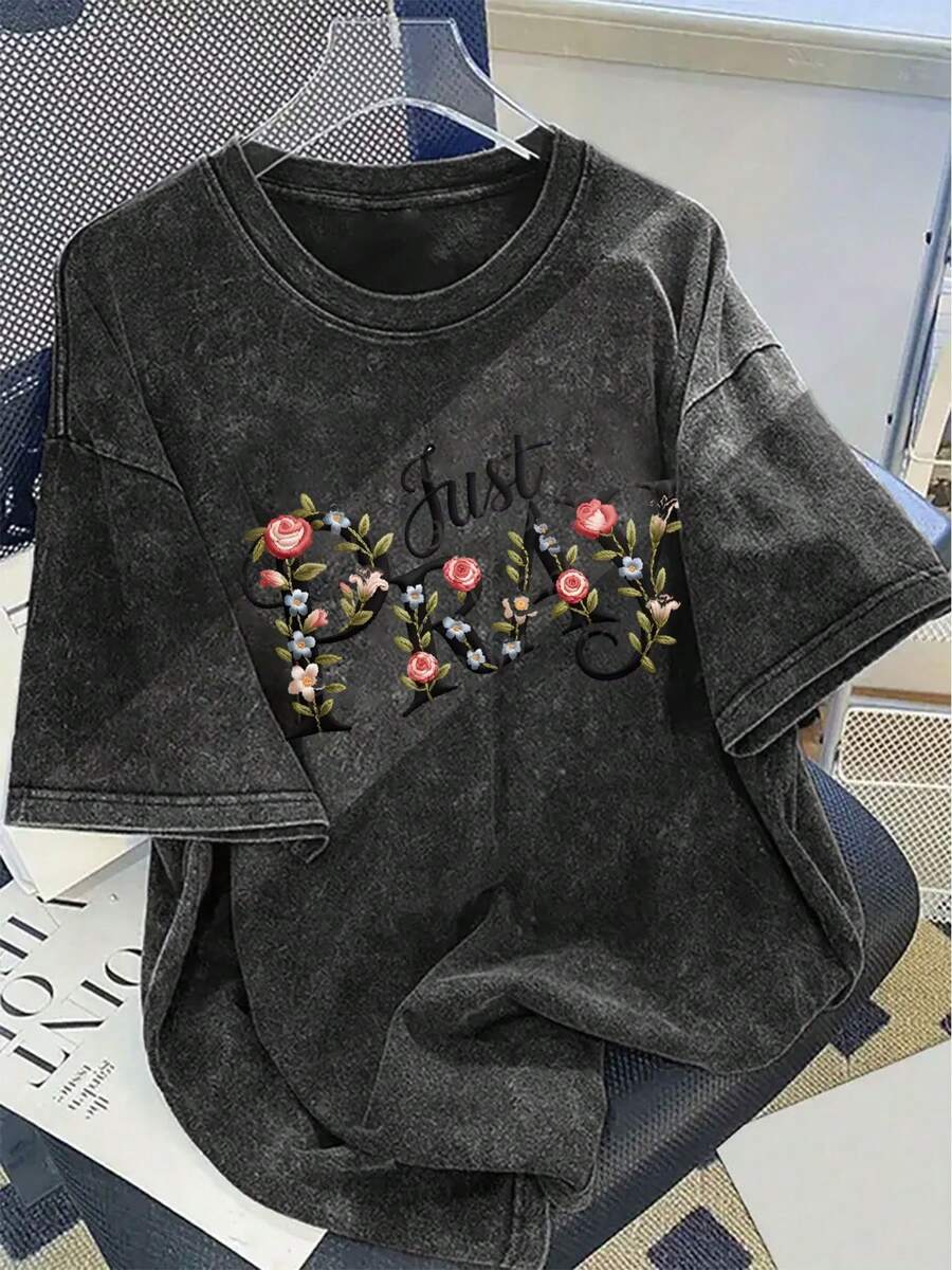 Unisex Cotton Short Sleeve T-S – обзор и цена Embroidery Tshirt