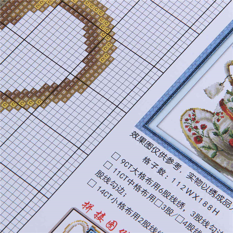 2X DIY Handmade Needlework Cro – обзор и цена Embroidery X Pattern