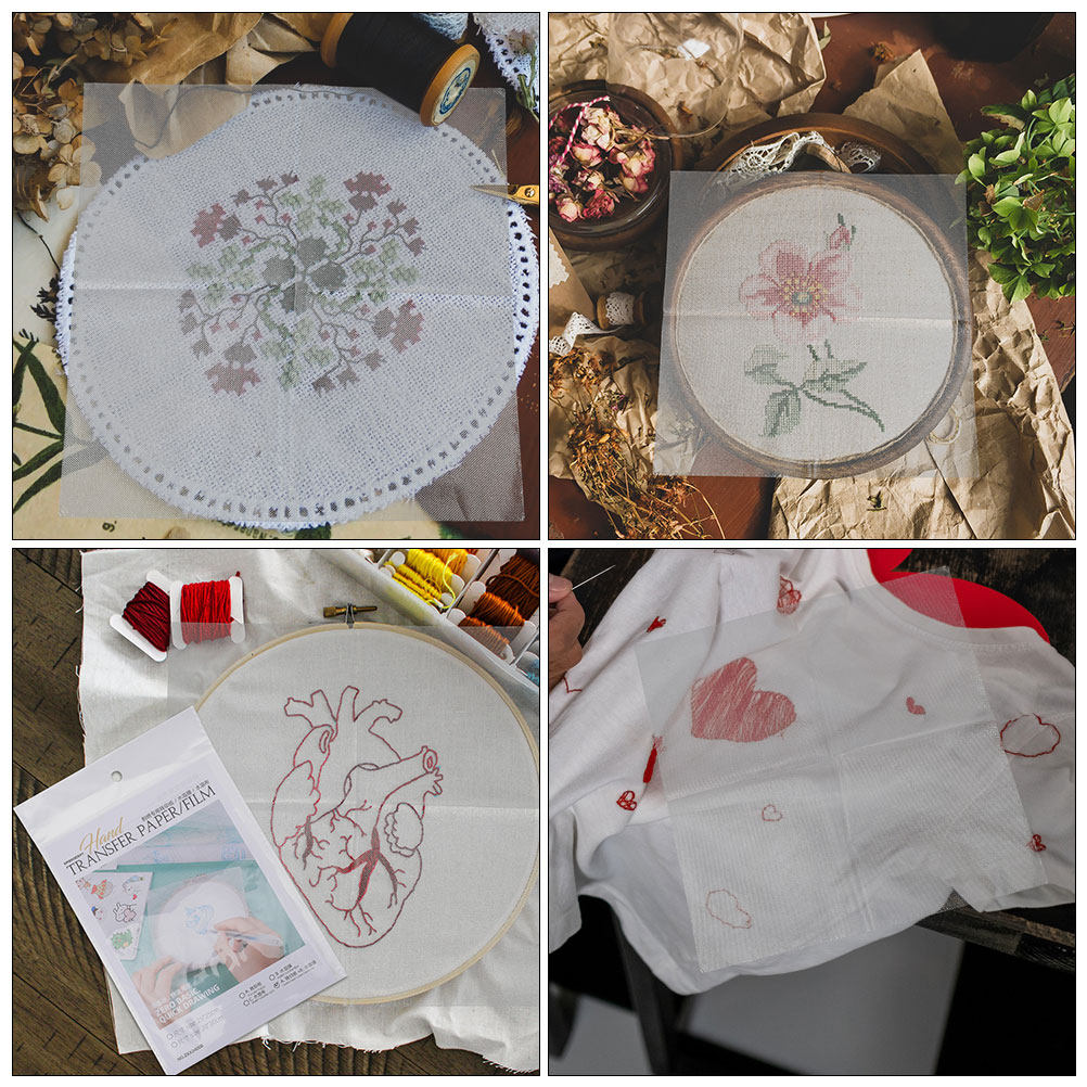 8Pcs Water Soluble Embroidery  – обзор и цена Embroidery Tshirt