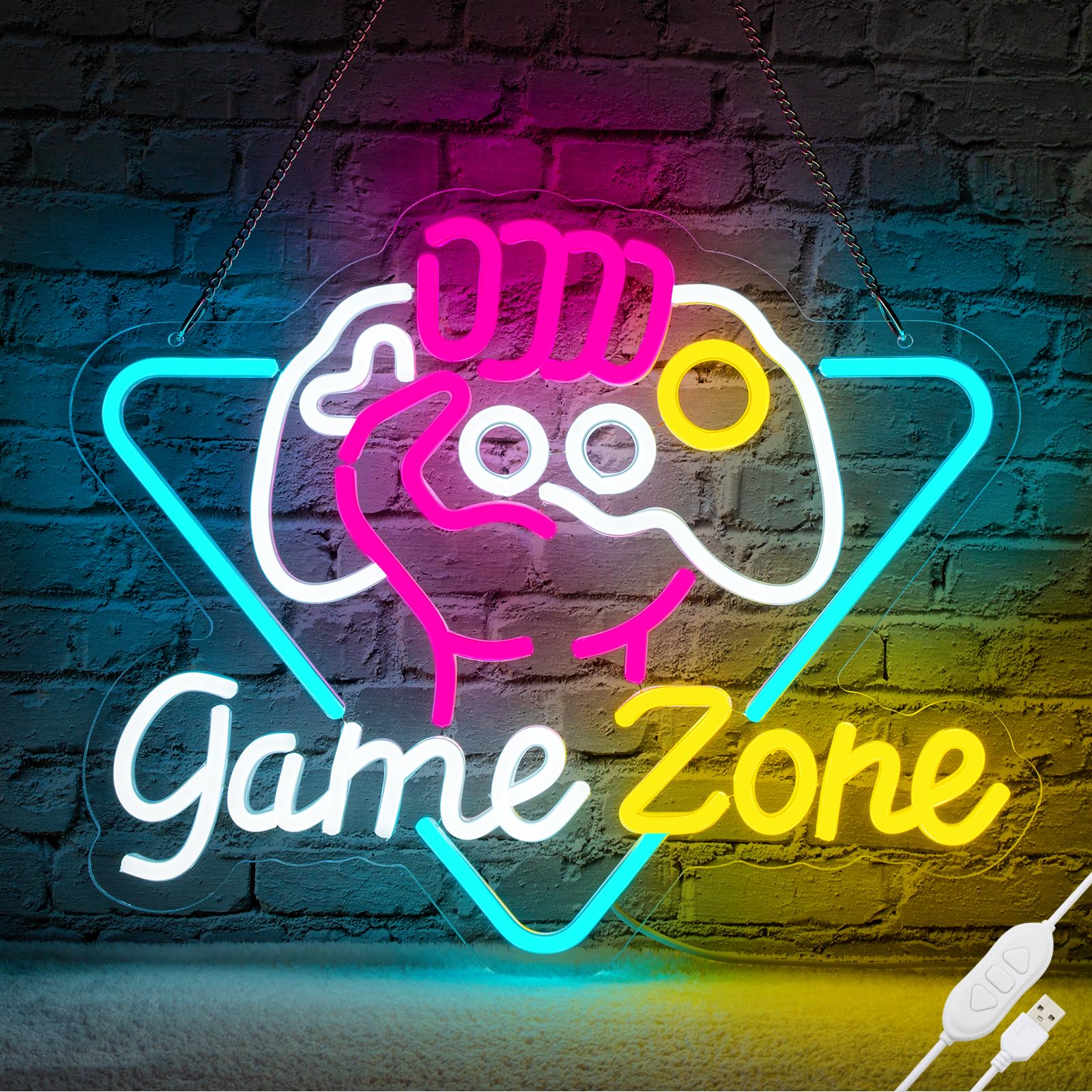 Game Zome Neon Sign LED Wall D – обзор и цена Embroidery Studio