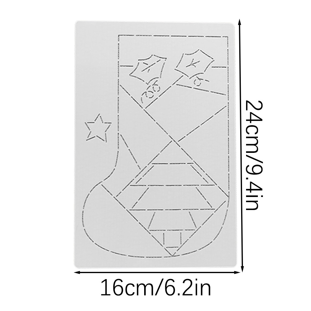 DIY Xmas Stocking Patchworks S – обзор и цена Embroidery Xmas Kits