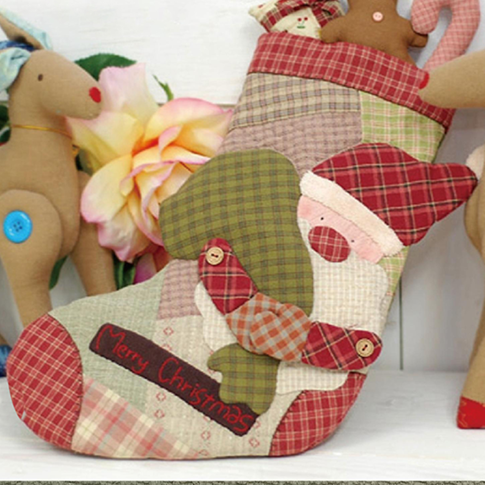 DIY Xmas Stocking Patchworks S – обзор и цена Embroidery Xmas Kits