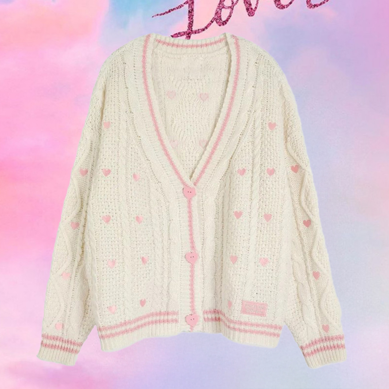 Lover Cardigan with Pink Heart – обзор и цена Embroidery Lovers