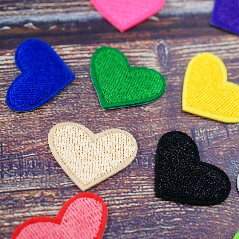 Color Heart Blue Green White B – обзор и цена Embroidery On Black Shirt