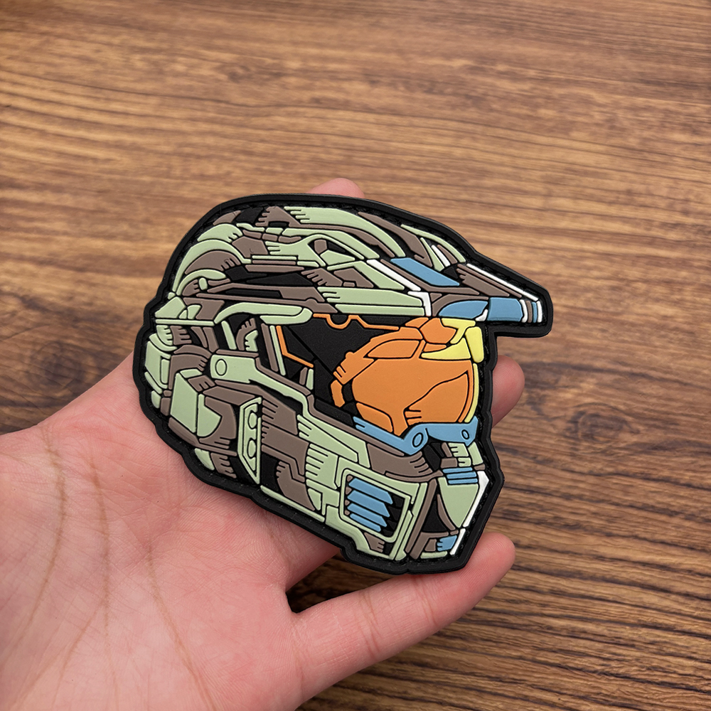 A Helmet-Wearing Pattern Pvc S – обзор и цена Embroidery Effect