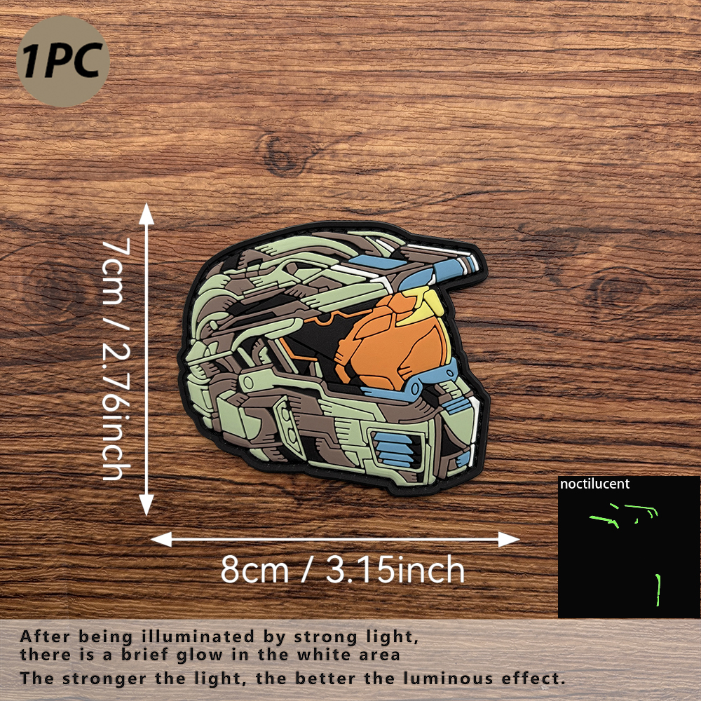 A Helmet-Wearing Pattern Pvc S – обзор и цена Embroidery Effect