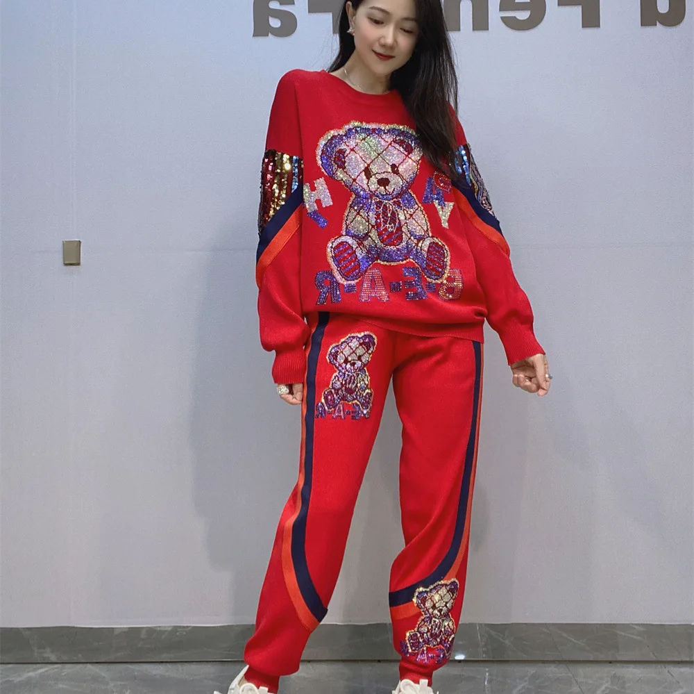 Cartoon Bear Diamonds 2 Piece  – обзор и цена Embroidery X Pattern