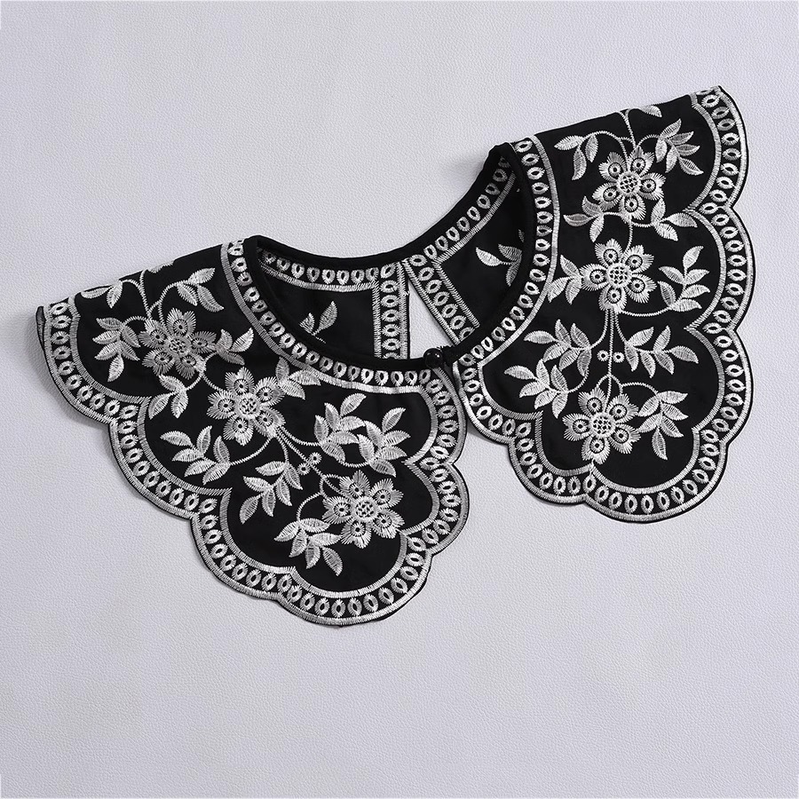 New European style stand shirt – обзор и цена Embroidery On Black Shirt