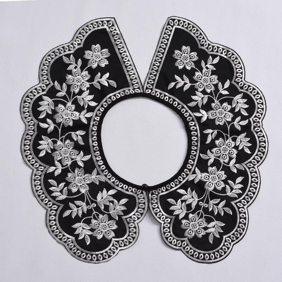 New European style stand shirt – обзор и цена Embroidery On Black Shirt