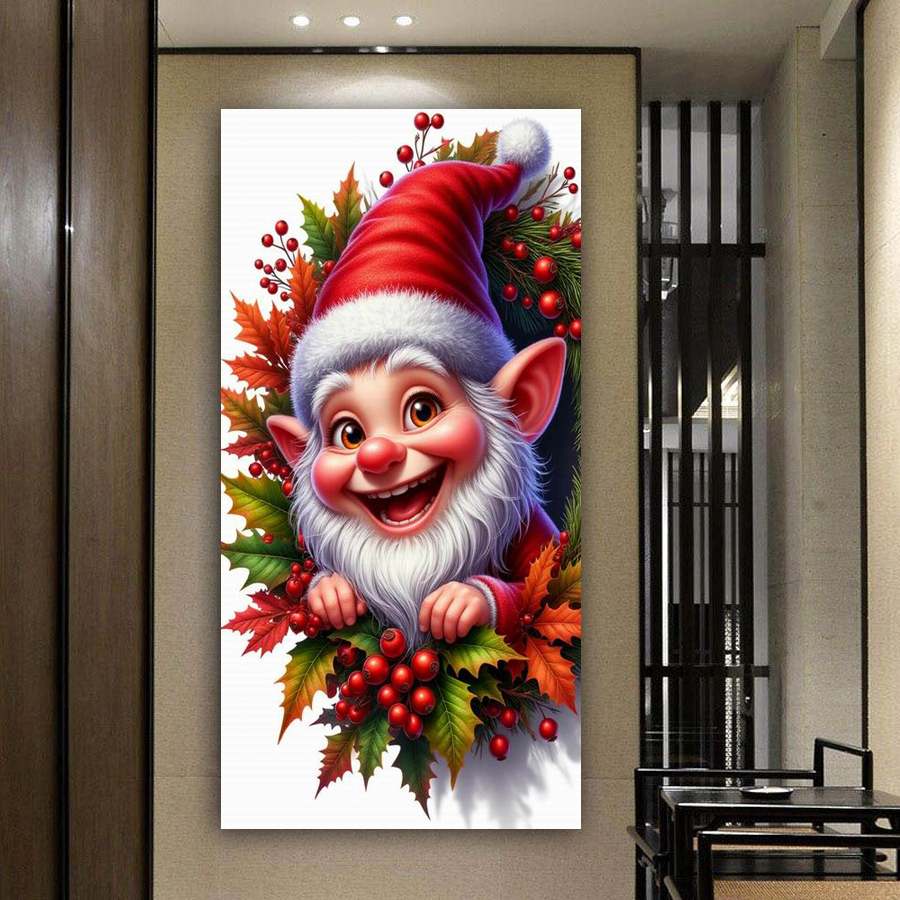 Santa Claus Picture Large Size – обзор и цена Embroidery Xmas Kits