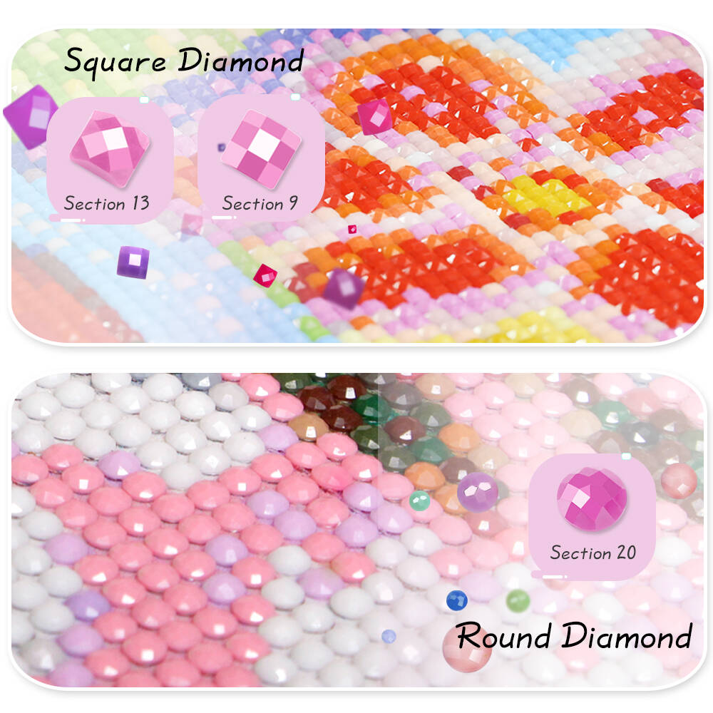 Full Square Round Diamond Pain – обзор и цена Embroidery Rose