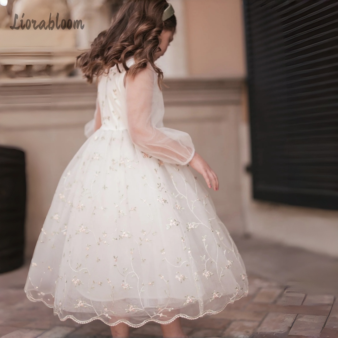 Customized Flower Girl Dress P – обзор и цена Embroidery Wedding