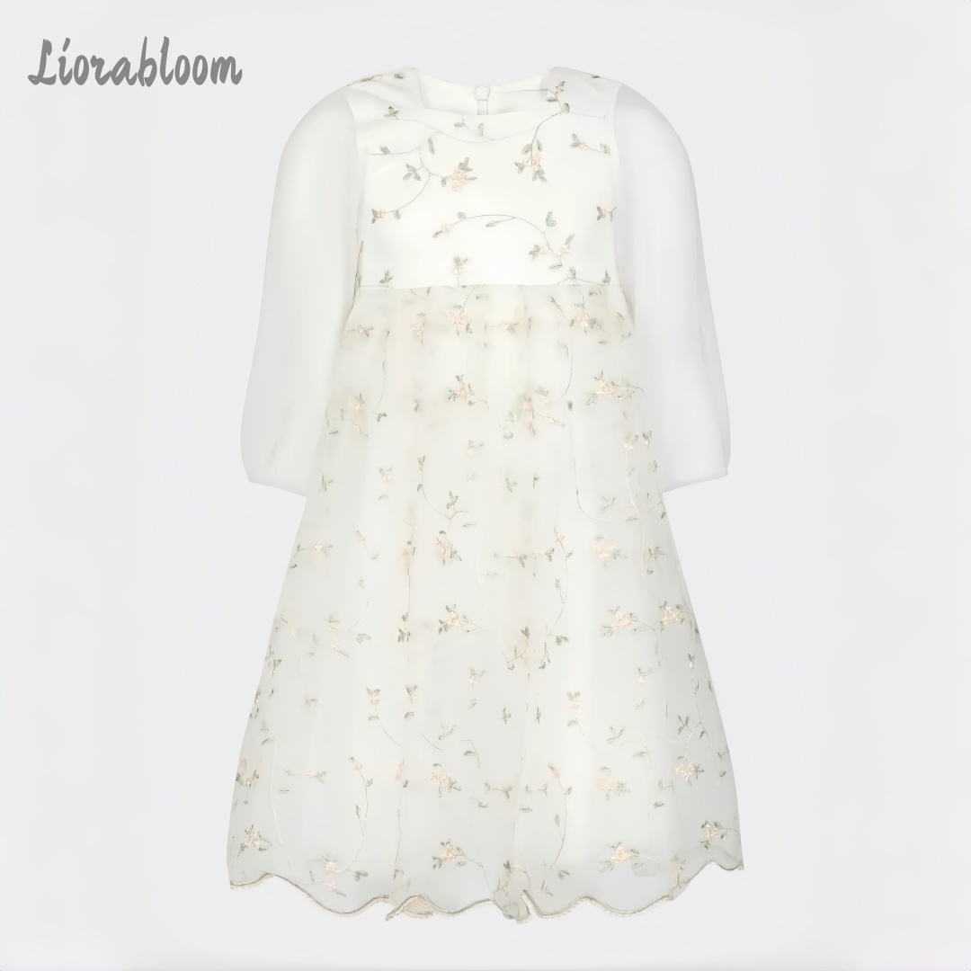 Customized Flower Girl Dress P – обзор и цена Embroidery Wedding