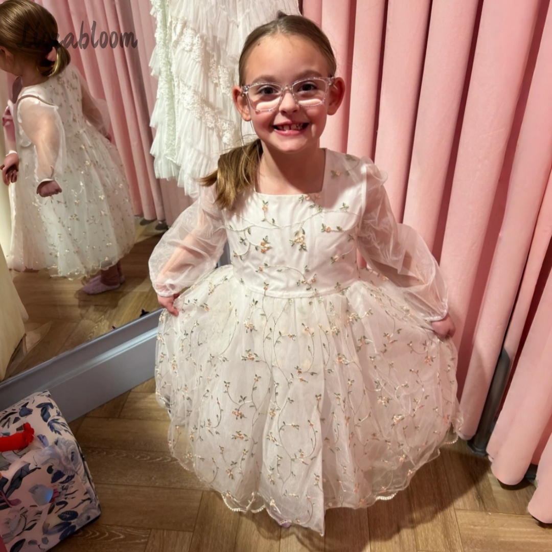 Customized Flower Girl Dress P – обзор и цена Embroidery Wedding
