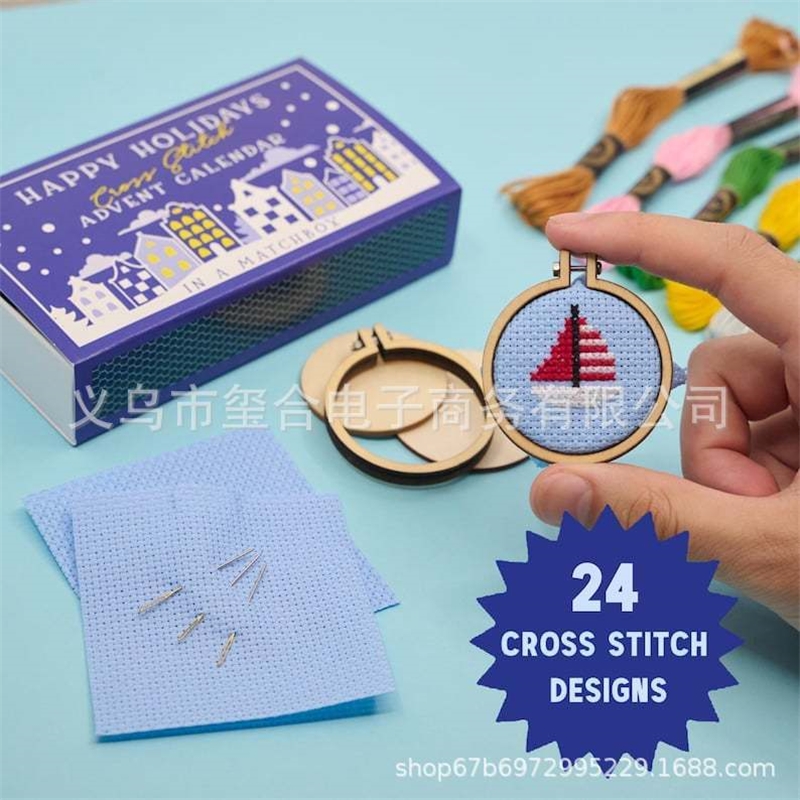 DIY Christmas Cross Stitch Adv – обзор и цена Embroidery Xmas Kits