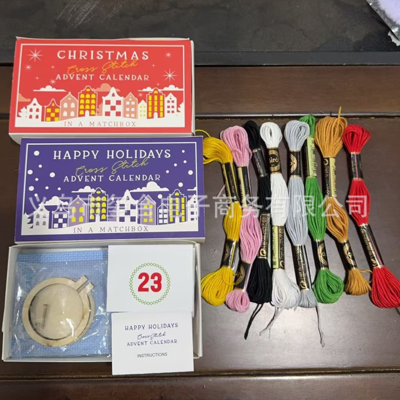 DIY Christmas Cross Stitch Adv – обзор и цена Embroidery Xmas Kits