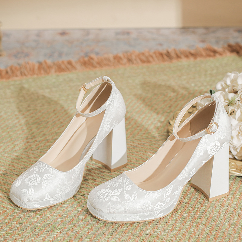 Women's White Embroidery Ankle – обзор и цена Embroidery Wedding