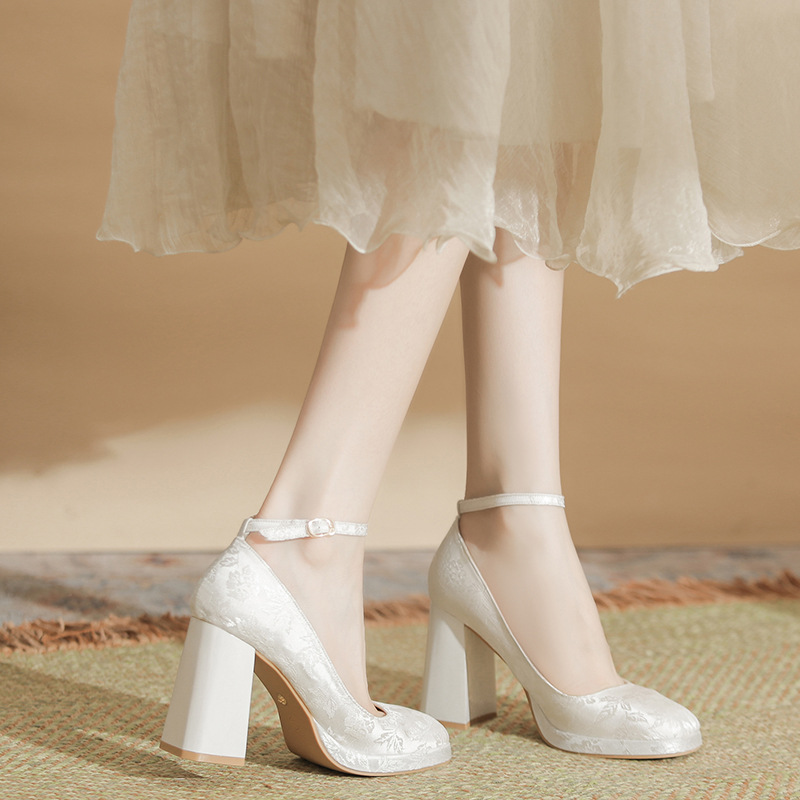 Women's White Embroidery Ankle – обзор и цена Embroidery Wedding